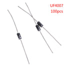 100PCS UF4007 DIODE Fast Recovery Diodes 1000V 1A DO-41 MIC3CG
