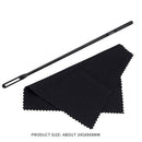Plastic Flute Cleaning Rod with Random Color Cleaning Cloth Woodwind Instruments