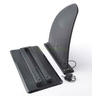 Premium Black Plastic Kayak Skeg Tracking Fin - Universal Fit