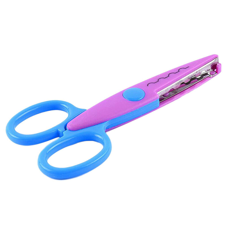 Paper Cutting Scissors Children Craft Tool Plastic Wrap Edge Safe Scissors
