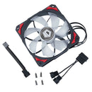 Controller Cooler Pl - 12025 120 Mm Led Fans 4 Pin Pwm Control (red)