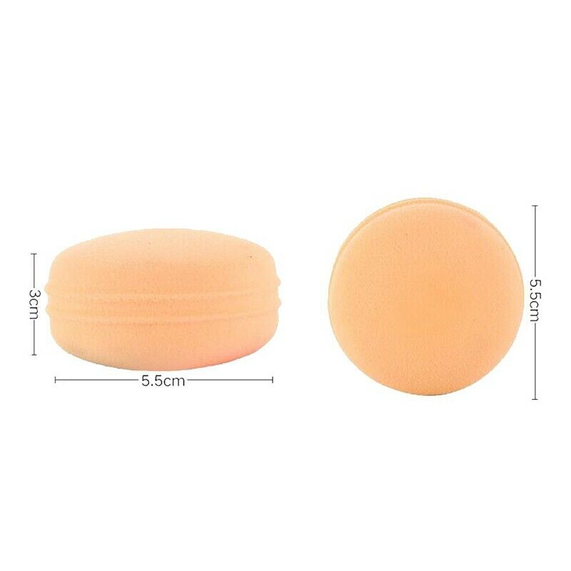 Beauty Sponge 6Pcs/Set Macarons Foam Cosmetics Makeup Blender - For Liquid  Y5T7
