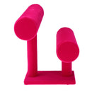 Bangle Watch Stand Bracelet Necklace Rack Jewelry Display Shelf Hot Pink