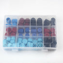 77pcs 11 Kinds of R134A R12 Air Conditioning Service AC System Charging Port
