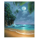 Moon Sea DIY 5D Full Drill Diamond Painting Embroidery Cross Stitch Decor