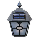 Retro Hex LED Solar Wall Lamp Falme Pane IP65 for Outdoor Fence Stair Light