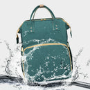 Baby Diaper Bag Backpack Foldable Travel Bassinet Portable Baby Sleep Bed Green