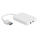 Portable 5Gbps USB 3.0 HUB Splitter 3 USB3.0 Audio Type C Female Adapter A