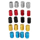 20Pcs Chrome Tire Valve Stem Caps Universal Dust Proof Caps Car Accessories For