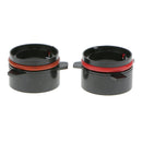 2x Car HID Xenon H7 Bulbs Base Holder Adapters Converters For BMW E39-3