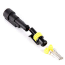 5Pcs Car Waterproof Electrical Connector Terminal 1Pin Way Wire Blade Fus S Gw