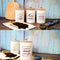 3pcs Retro Tea Coffee Sugar Canister Container Jar Pots Tins Iron w/ Lids