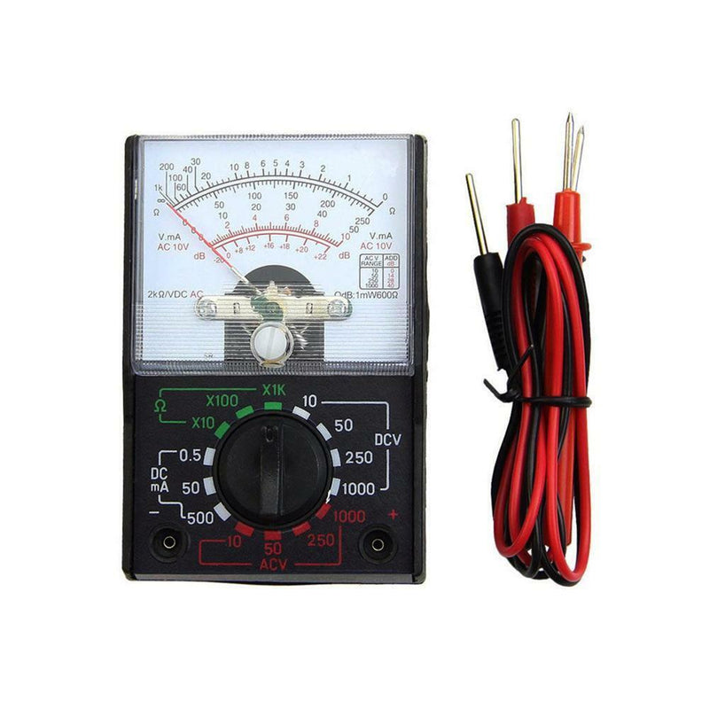 table Durable MF-110A Analog Multimeter Voltmeter Ammeter OhmmeterHandheld T6W3