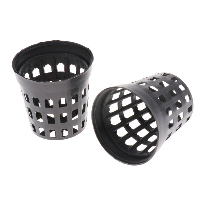 50pcs Plastic Round Aquatic Planting Basket Cups Water Grass Cultivate