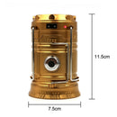 6 LED Solar USB Rechargeable Charging Outdoor Camping Tent Lantern Light  Lamp