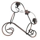 Metal Wine Bottle Holder Grape Vine Shape Crafts Desktop Decoration