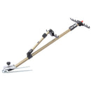 Leo 1.5M Telescopic Fishing Rod Bracket Holder Back Stand Foldable for Fish K5Q8
