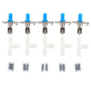5X Double spring Automatic Nipple Water Feeder Drinker Waterer For Rabbit Jf Kw