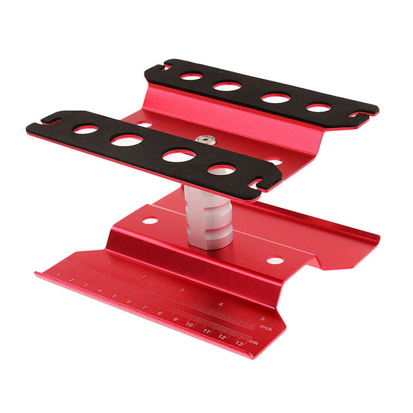 Adjustable RC Car Repair Station Red Assembly Platform Display Stand for 1/8