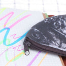 Fish Shape Zipper Pencil Box Cosmetic Makeup Pouch Zipper Bag Purse Pur OZ