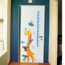 Kids Room Decorations Stickers Giraffe Height Stickers Cartoon Wall StickerBX