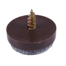 40Pcs Furniture Glide,Screw-On Felt Pad Slider Floor Protector for Wooden L