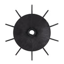 Replacement 0.5" Inner Bore 10 Impeller Air Compressor Motor Fan Blade BlackD5M2