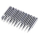 11 Pieces Soldering Iron Tips Kit 900M-T for Hakko Soldering Station Tool 9 Y9W7