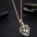 Stainless Steel Heart Urn Pendant Cremation Ashes Memory Neckl Gw