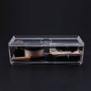 Acrylic Storage Box Cosmetic Makeup Case Jewelry Eyebrow Pencil Organizer H