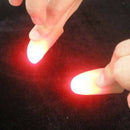 2 Pair Magic Light up thumbs fingers RED trick appearing light close up