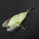 1pcs Cicada Bass Insect Fishing Lures 4cm Crank Bait Floating-Tackle