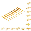 10Pcs 3mm Slotted Spear Head Tungsten Carbide Drill Bit for Mirror Ceramic