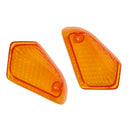 (1 PAIR) Motorcycle Rear Turning Signal Light Lens Amber for Kawasaki ZZR250