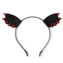 Womens Headband Halloween Felt Animal Ears Devil Wings Bat Stone Hairband H ME