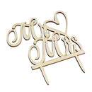 Cake Decorating Love Heart Mr Mrs Wood Cake Topper Party Wedding Favors