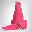 1Pcs Yoga Pilate Cotton 180cm Yoga Stretch Strap D-ring Belt Stretching Band