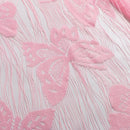 Butterfly Window Curtain Fringe String Tassel Drapes Panel Pink 200 x 100cm