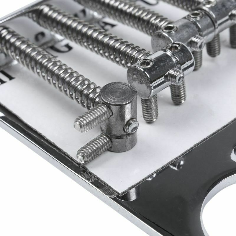 Tele Style Single Coil Guitar Bridge with 6 Barrel Saddles for Telecaster S