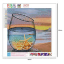 5D DIY Full Drill Diamond Painting Cross Stitch Embroidery Kit (Cup09)