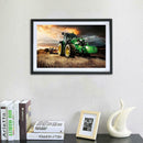 5D DIY Full Drill Square Diamond Painting Tractor Cross Stitch Embroidery