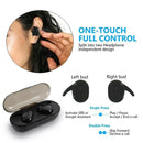 Sports Y30 Bluetooth 5.0 TWS Earphone Headset Touch Control Black for Cell Phone