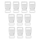 10x 15mm Plastic Side Quick Release Buckles For Webbing Bag Strap Clips 5/8 F5H5