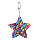1Pc Women Sequin Star Shape Key Chain Handbag Keyring Jewelry Sequins Keych S6L3