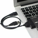 USB 2.0 to SATA 7+15 Pin Adapter Cable 22Pin For 2.5in HDD Hard Disk Drive