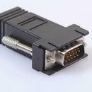 VGA Extender Female/Male to Lan Cat5 Cat5e/6 RJ45 Ethernet Female Adapter