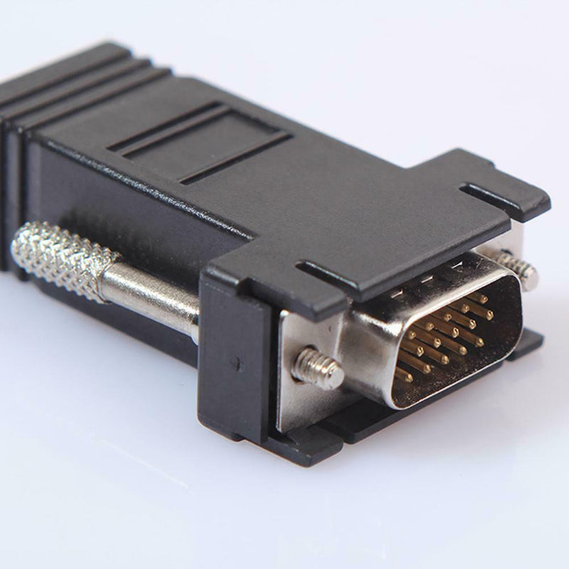 VGA Extender Female/Male to Lan Cat5 Cat5e/6 RJ45 Ethernet Female Adapter