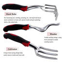 5xGardening Hand Tool Set Fork Rake Trowel Shovel Cultivator Weeder Comfort Grip