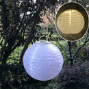 Waterproof LED Solar Cloth Chinese Lantern Festival Hanging Party Lamp G9Y1