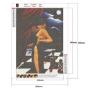 Beauty 5D DIY Full Round Drill Diamond Painting Women Mosaic Kit (XF053)